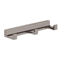 Крючок тройной настенный METAL GREY ГЛЯНЕЦ Аксессуар для ванной NIL 