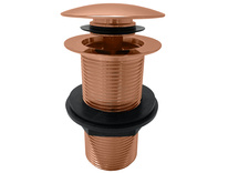 Слив для раковины без перелива CLICK/CLACK 5/4'' РОЗОВОЕ ЗОЛОТО КРАЦОВАННЫЙ